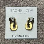Rachel Zoe Gold Plated Sterling Silver Link Earrings Photo 0