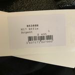 Sandro Dress Metallic Black One Shoulder Ruffle Mini Statement Retro Small New Photo 8