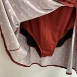 LANDS END Chlorine Resistant Sweetheart Swim Dress One Piece Swimsuit Size 18 Red Photo 10