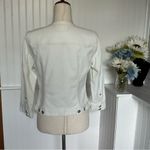 Calvin Klein Classic  White Denim Jacket Photo 3