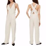 Topshop sleeveless pinstripe jumpsuit. Size 0 Photo 2