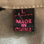 Last Kiss Jacket Womens Juniors Large Khaki Green Button Up Belted Jacket NEW Photo 8