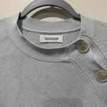 NAADAM Wool Cashmere Side Button Crewneck Tunic Sweater Sz S Baby Blue Photo 1