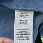 Soft Surroundings  Blue Floral Elisabetta Pants Vacation Resort Travel Size M Photo 4