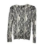 Equipment Silk Cashmere Snake Print Sweater Women’s Size XS Luxury Designer Photo 1