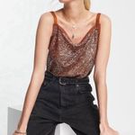 Free People Shimmer & Shine Bodysuit in Sunset Photo 0
