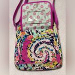 Vera Bradley Pink Wildflower Paisley Crossbody Purse Photo 2