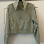 Danskin light green quarter zip sweatshirt size small Photo 0
