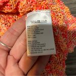 Staring At Stars  Anthropologie Neon Orange Pink White Crochet Crop Tank Top Photo 6