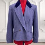 Pendleton Vintage 100% Virgin Wool Blazer with Velour Collar Size 8 Photo 0