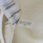 Calvin Klein Womens Straw Hat Large Tan Sun Green Trim & Buckle Panama NWT Photo 98