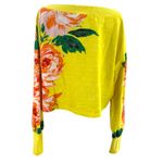 Anthropologie  Daily practice cropped floral sweatshirt sz S Photo 1