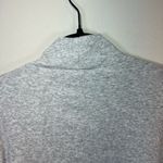 American Eagle Women's Mock Neck Ribbed Cropped Top Shirt Gray Long Sleeve Sz XL Photo 8