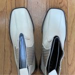 Sam Edelman Dasha Square-Toe Leather Chelsea Boots Cream Ivory US 8.5 Photo 14