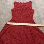 City Studio Size 1 Burgundy Lace Evening Dress Sleeveless Romantic Date Night Red Photo 3