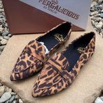 Fergalicious By Fergie Womens Flat Shoes Pointed Slip On Leopard JEMM Brown 9.5M Photo 0