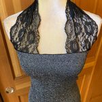 New, Silver Sequin Mesh Bandeau Top. Size 6 Photo 5