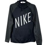 Nike  Womens Large Dri-Fit Hoodie Pocket Logo Pullover Drawstring Long Sleeves Photo 0