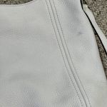 Michael Kors Frances Hobo Bag Purse White Silver Tassel (READ) Photo 4