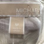 Michael Kors  White Lace Blouse Women’s M Fringe Hem‎ Short Sleeve Top Classic Photo 7