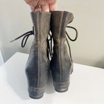 Sorel  Joan of Arctic Wedge Mid Waterproof Leather Boots Size 6 Grill Black Photo 5