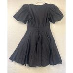 Revolve X House of Harlow 1960 Black Puff Sleeve Peasant Dress Fit Flare US 0 Black Photo 1