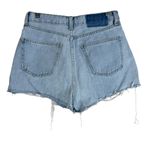Wild Fable Shorts Womens 6 Light Wash Rigid Distressed Frayed Hem Y2K High Rise Photo 1