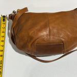 Jacqueline Ferrar Brown Leather Hobo Women Crossbody Bag Tan Photo 4
