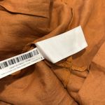 Quince 100% European linen maternity midi dress terracotta Thanksgiving NO BELT Orange Size undefined Photo 2