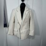 VERO MODA Women's Tweed Double-Breasted Blazer Size 4 EUC Photo 1