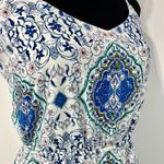 Skies Are Blue Lyna Spaghetti Strap Maxi Dress Size XS Women’s Paisley Floral Photo 3