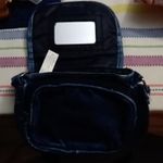 Denim Crossbody Bag Zip/Velcro Closure Boho Festival Hippie School College Blue Photo 5