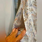 Rachel Ashwell  Women’s Paisley 100% Linen Sleeveless Shift Dress Size Small S Photo 4