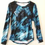 Nanette Lepore activewear top mesh shoulder thumb holes women Size Small Photo 11