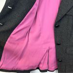 Diane Von Furstenberg  El Dorado Grey Button Up Wool Blend Pea Coat Jacket Size 4 Photo 12