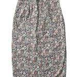 J.Crew NWT Tie-back Tulip Skirt in Liberty Floral Cotton Pencil 8 Photo 4