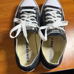 Converse Chuck Taylor All Star  Low Top Sneaker‎ Black White Lace Up Casual W10 Photo 6