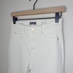 DL1961 Bridget Instasculpt High Rise Bootcut Jeans in Ecru Size 26 Hem Slits Photo 4