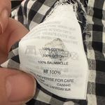 Madewell  Short-Sleeve Wrap Top in Gingham Check Size S Small Photo 6