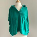 Banana Republic green oversized top Photo 1