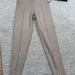 Kyodan  High Waisted Leggings Taupe Brown Ribbed Athleisure Activewear TP XS Photo 0