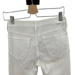 Mother Denim Looker Ankle Fray Jeans‎ in Glass Slipper White Size 26 Photo 12