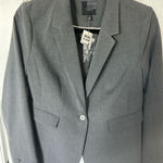 The Limited  NWT gray blazer work attire office wear work blazer stylish  size 6P Photo 0