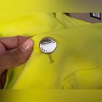 DKNY NWT Patch Pocket One-Button Yellow Blazer Modern Fit Lightweight Size XS Photo 5