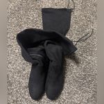 Buckle  Over The Knee Boots Size 7 New Velvet Black Tall Photo 3