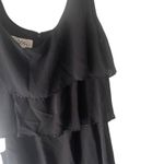 Patra Vintage‎ 90s Women's Size 10 Black Ruffle Sequin Whymsigoth Mini Dress Photo 5