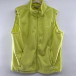 Columbia Fleece Vest Women's Plus Size 2X Full Zip Yellow Green Citrine Photo 0