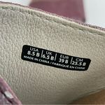 Spenco Sandals Dawn Slide Slip On Slipper Leather Comfort Travel Ostrich Purple Size 8.5 Photo 11