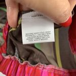 Apostrophe  Size S Blouse Silk Floral Crew Neck Pull Over Banded Bottom Women’s Photo 4