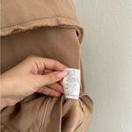 Frank & Eileen  Tan Asymmetrical Zip Fleece Jacket L Photo 8